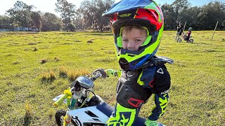 Florida Trail Riders Treasure Coast Hare Scramble Peewee B [upl. by Tnilf731]