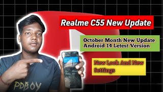 Realme C55 New Update Android 14 Letest Version in this October Month New Changes android usa [upl. by Nyrac]