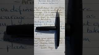 Writing Sat 21 Sep Lamy 2000 and Diamine Weeping Willow shorts [upl. by Adiarf]