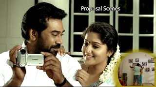 South Indian Movies Best Proposal Scenes  Best Love Story  Gaur Se Dekho  Kadha Veedu [upl. by Dedie]