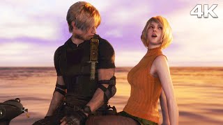 Ashley Desperately Flirting With Leon For 7 Minutes  RESIDENT EVIL 4 REMAKE [upl. by Rengia721]