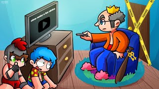 BEBE INVICTOR ESCAPA DEL ABUELO TROLLINO 😂 ESTA CASA ES UNA PRISIÓN 😭 GRANNY SIMULATOR con COMPAS [upl. by Gershom916]