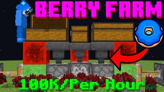 The OP FARM To Get Rich On Donut SMP  Sweet Berry Farm [upl. by Wordoow]