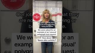 Lie Detector Lady talks about polygraph tests regarding space aliens [upl. by Simmie]