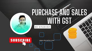 PURCHASE AND SALES ENTEY WITH GST BY SK SIR IN ODIA [upl. by Hamlin]