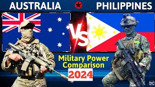 Philippines vs Australia military power comparison 2024militarymilitarycomparisonvideoviral [upl. by Spark315]