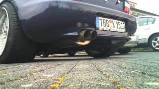 BMW Z3 28 M52 Bastuck exhaust sound [upl. by Aramenta]