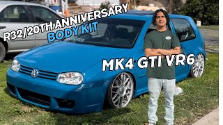 I Installed An R32  20Th Anniversery Body Kit On My MK4 GTi VR6 [upl. by Ysac]