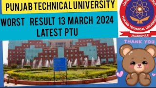 worst result exam result ptu university college students form [upl. by Patrice621]