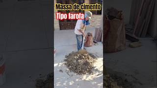 MASSA DE CIMENTO PARA CONTRAPISO construcao obra dica diy shorts viralshorts construction [upl. by Enirhtak446]