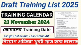 TRAINING CALENDAR ❤️ CTGD 2024 CISF CRPF BSF HC MIN ASI STENO [upl. by Prentice]