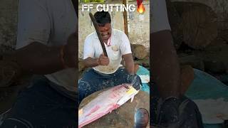 Trevally fish cuttingyoutubeshorts fishcuttingskill greenscreeen [upl. by Nisaj]