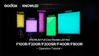 Operation Tutorial  KNOWLED Full Color Fseries LED Mat [upl. by Nightingale]