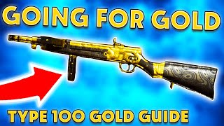 FASTEST WAY TO GET TYPE 100 GOLD  GOLD CAMO GUIDE – COD VANGUARD [upl. by Eelreveb]