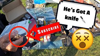 Did This Guy Have A Knife  Hemswell Carboot Sale  Uk eBay Reseller [upl. by Elyr]