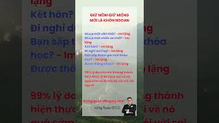 GIỮ MỒM GIỮ MIỆNG MỚI LÀ KHÔN NGOAN baihoccuocsong HuyReviewBĐS xuhuong shorts thinhhanh [upl. by Aliam]