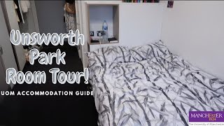 Unsworth Park Room Tour  University of Manchester Accommodation [upl. by Arramat]