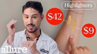 Can a Cosmetic Chemist Tell Which Highlighter Is Cheap Vs Expensive  Allure [upl. by Chard]