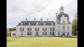 Impressive chateau in 12ha park with heated pool for sale in the Loire Valley  ref  66335AF37 [upl. by Relluf671]