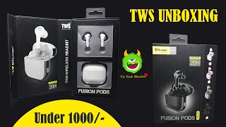 Best TWS Wireless Headsets Under ₹1000 Budget Sound Awaits unboxing tws tictechmonster [upl. by Meridel]