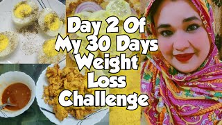 Day 2 Of My 30 Days Weight Loss ChallengeDaily LifeBinte Pervaizs Vlog [upl. by Chantal]