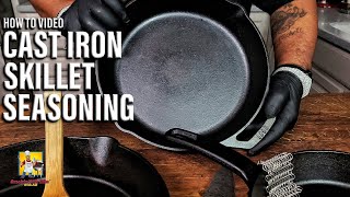 How To Season a Cast Iron Skillet [upl. by Borlow]