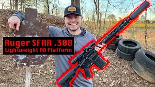 Ruger SFAR 308 Rifle Demo  Lightweight AR 308 [upl. by Maurita]