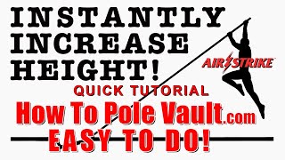 Pole Vault Instantly Add 24 Inches To Your Vertical For Higher Pole Vault [upl. by Roxi278]