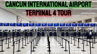 Cancun International Airport Terminal 4 Tour [upl. by Adihsaar61]