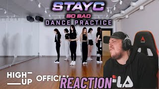 Espy Reacts To StayC So Bad Dance Practice [upl. by Eglantine]