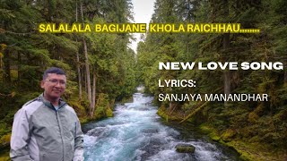 Salalala bagii jane khola I Nepali Love Song by Sanjaya Manandhar Lyrics I Latest AI song [upl. by Sawtelle]