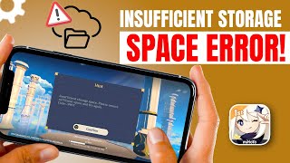 Fix Genshin Impact Insufficient Storage Space Error in iPhone  Genshin Impact Storage Problem [upl. by Jinny]