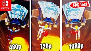 FPS TEST 480p VS 720p VS 1080p  Fortnite Nintendo Switch Deutsch [upl. by Erehc]