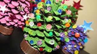 Arbolitos Navideños Ecológicos decorativos [upl. by Jannel]