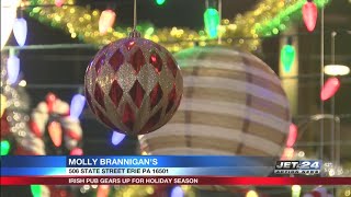 Molly Brannigans transforms into Eries Christmas bar for the holiday season [upl. by Engapmahc]