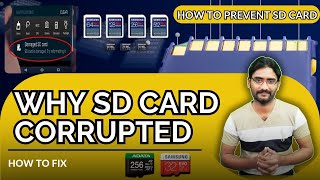 SD Card is Corrupted How to Fix  How to Prevent SD Card  Explained In Hindi [upl. by Havstad]