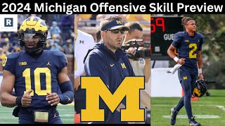 2024 Michigan Offensive Skill Preview  Michigan Wolverines Football [upl. by Dogs]