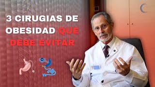 3 CIRUGIAS DE OBESIDAD que DEBES EVITAR  Preguntas Frecuentes [upl. by Ecitnerp]