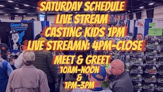 Richmond Bass Fishing Expo Day Part 2 Casting Kids livestream fishing [upl. by Witcher844]