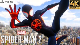 Marvels SpiderMan 2 PS5  Across The SpiderVerse Suit Free Roam Gameplay 4K 60FPS [upl. by Ardnaid]