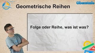 Geometrische Reihen  Oberstufe ★ Übung 3 [upl. by Hannazus74]