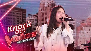 ข้าวปั้น  ว่างแล้วช่วยโทรกลับ  Knock Out  The Voice Comeback Stage  21 Nov 2024 [upl. by Blader]