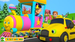 Wheels On The Vehicles Transport Songs  More Kids Videos and Nursery Rhymes [upl. by Asilana730]