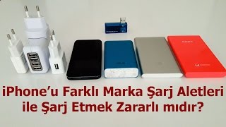 iPhoneu Farklı Marka Şarj Aletleri ile Şarj Etmek Zararlı mıdır [upl. by Bill38]