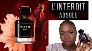 NEW LInterdit Absolu fragrance review fragrancereview GivenchyBeauty [upl. by Briney]