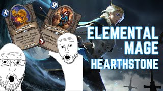 25 Damage Lamplighter Elemental Mage Hearthstone [upl. by Ahtanaram]