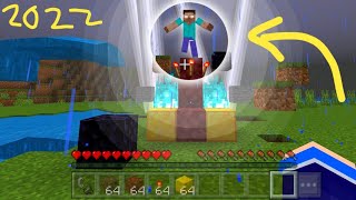 No Mod How to summon Herobrine in minecraft 2022 [upl. by Saqaw]