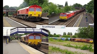 Freight Trains at Scunthorpe 13th June 2018 [upl. by Sualkin267]