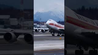 Kalitta 747 at Anchorage🇺🇸 [upl. by Asyen]