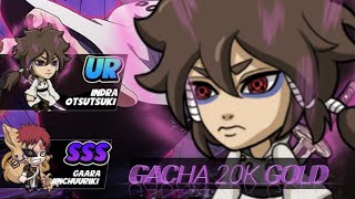 Gacha 20K Gold Spender Indra Otsutsuki Panen SS Bonus UR   Ninja Heroes New Era [upl. by Aun]